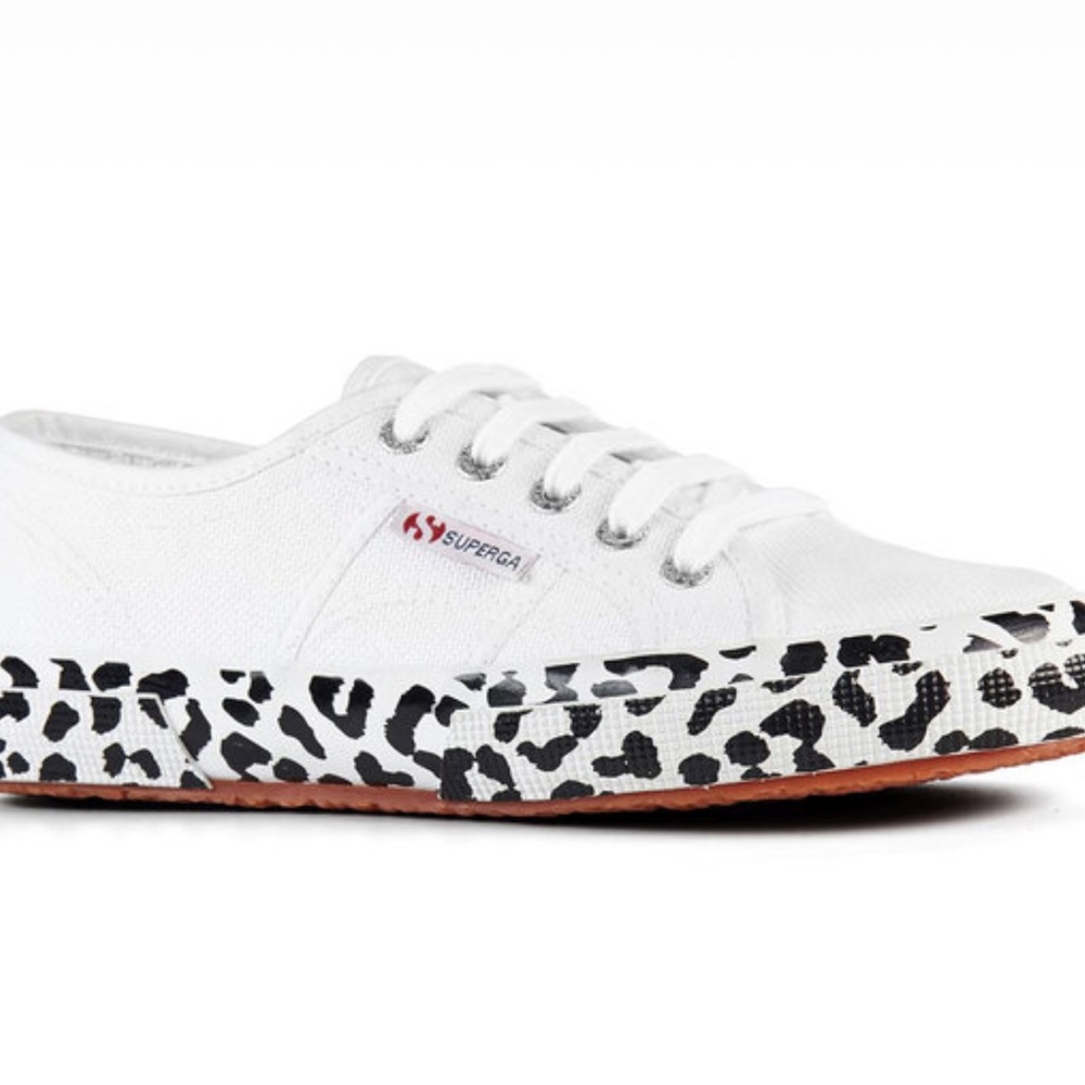 SALE 🇺🇸 Superga Canvas Leopard Bottoms